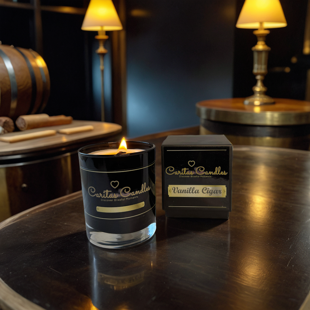 Vanilla Cigar Luxury Soy Wax Candle