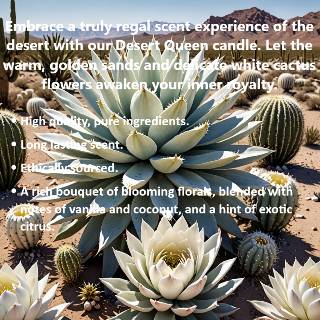 Desert Queen Luxury Soy Wax Candle