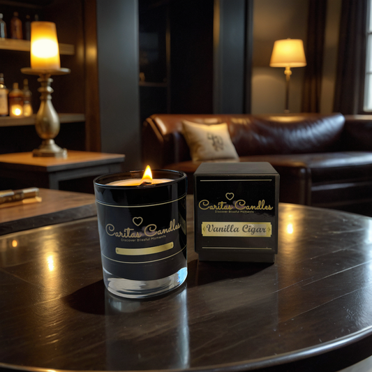 Vanilla Cigar Luxury Soy Wax Candle